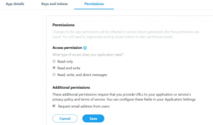 Retrieve User Email from Twitter Account
